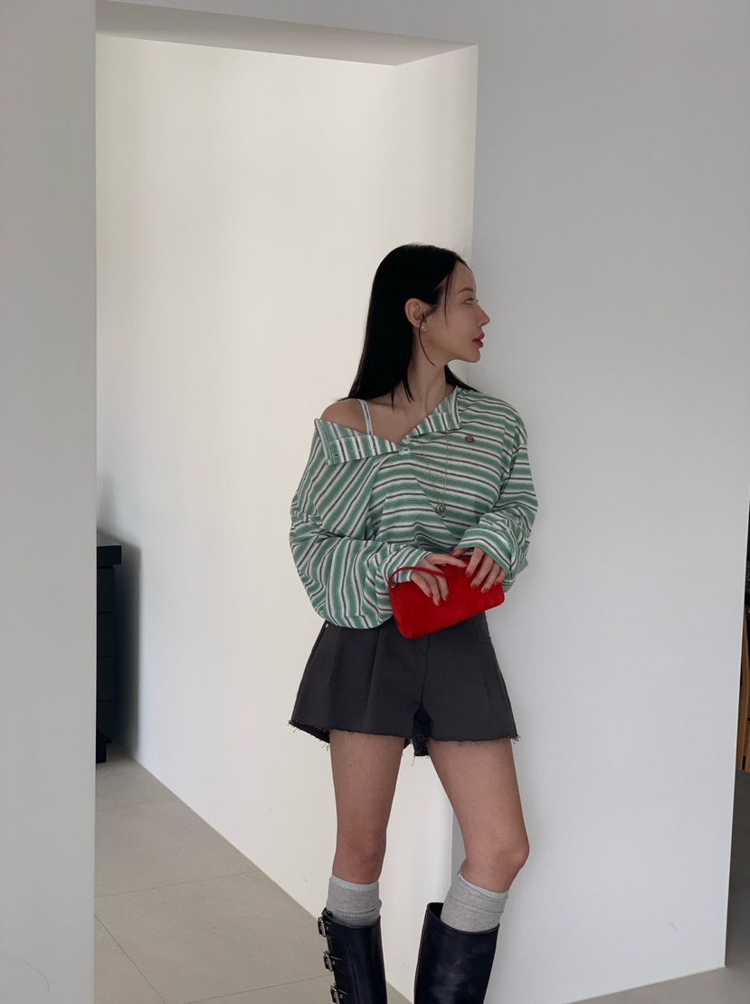 REVE CITE-L韓國東大門代購女裝新款推薦熱賣26春夏長袖T恤REVE CITE-L長袖T恤