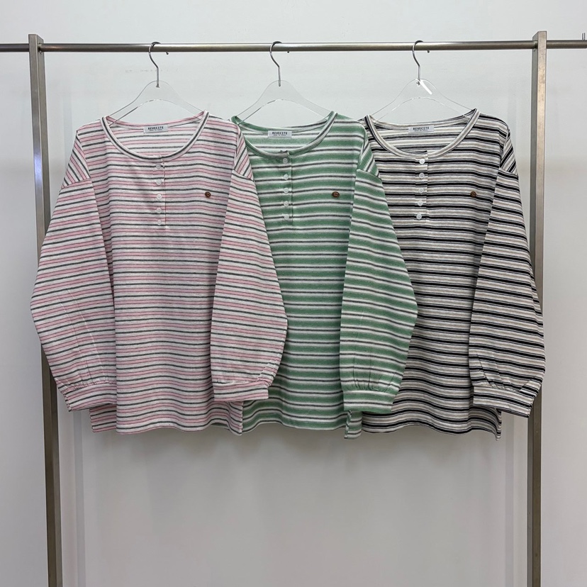 REVE CITE-L韓國東大門代購女裝新款推薦熱賣26春夏長袖T恤REVE CITE-L長袖T恤