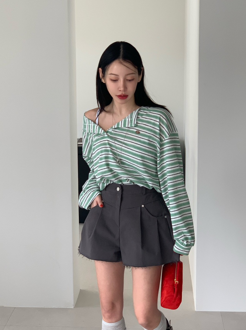 REVE CITE-L韓國東大門代購女裝新款推薦熱賣26春夏長袖T恤REVE CITE-L長袖T恤圖色3