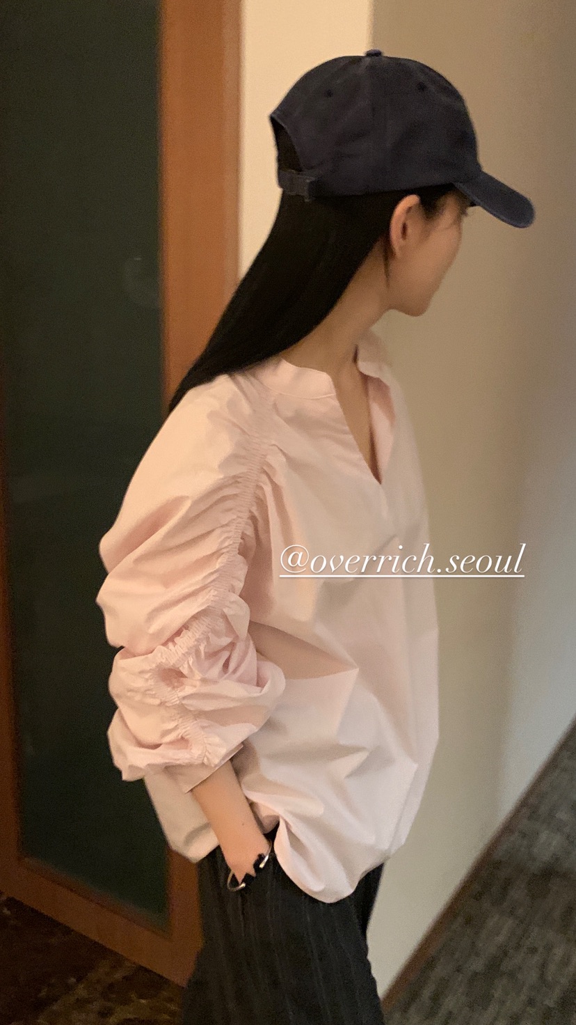 OVER RICH韓國東大門直郵女裝新款26春夏推薦襯衫蕾絲衫OVER RICH襯衫/蕾絲衫