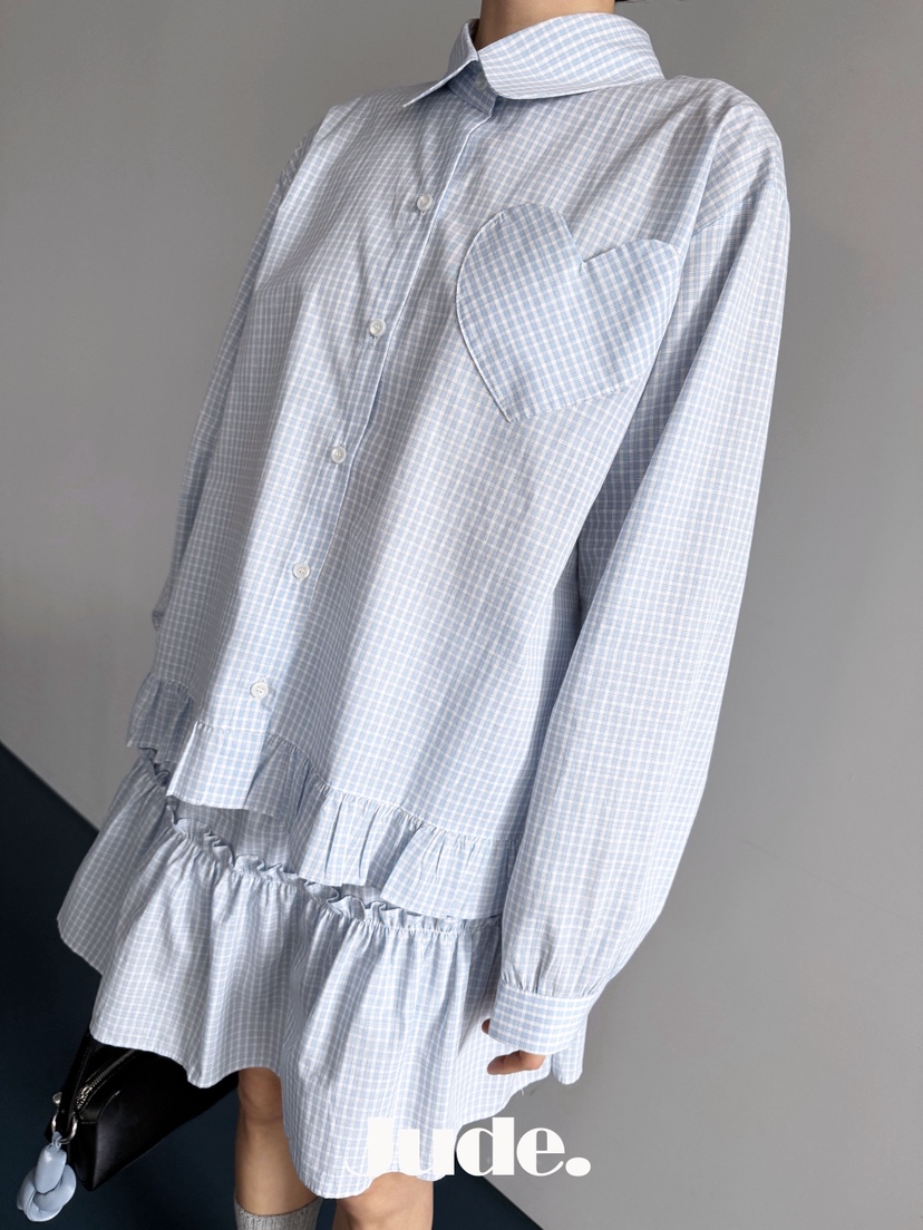 HEYJUDE韓國東大門代購女士新款職業26春夏休閑襯衫蕾絲衫HEYJUDE襯衫/蕾絲衫