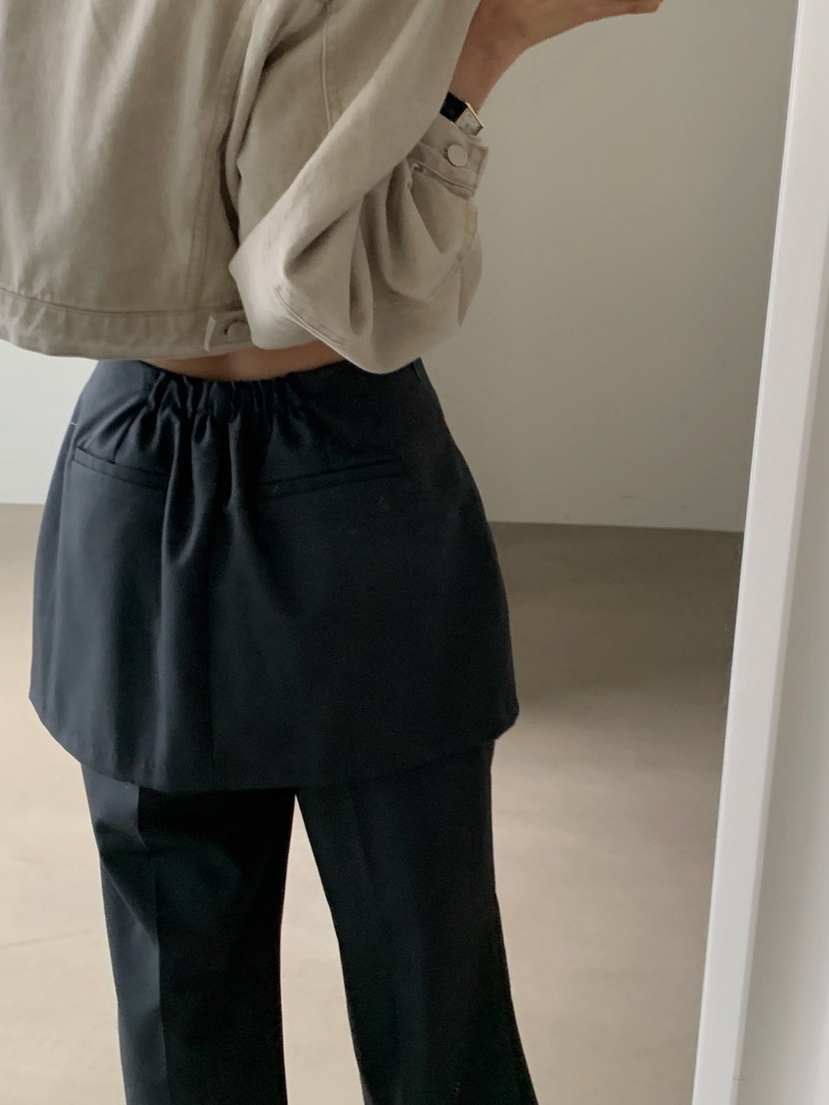 VERANDA韓國東大門代購女士新款休閑熱賣時尚裙褲百褶褶裙VERANDA裙褲