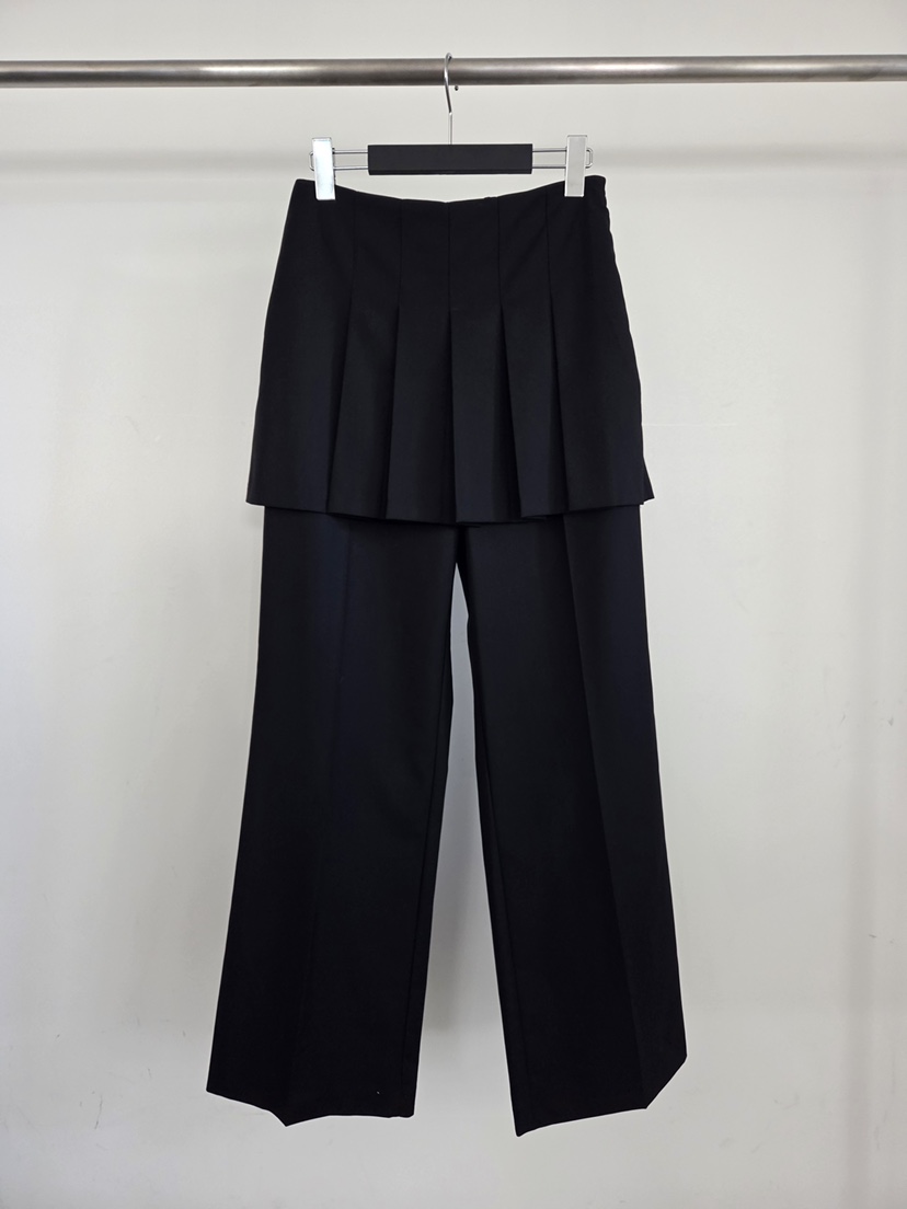 VERANDA韓國東大門代購女士新款休閑熱賣時尚裙褲百褶褶裙VERANDA裙褲圖色2