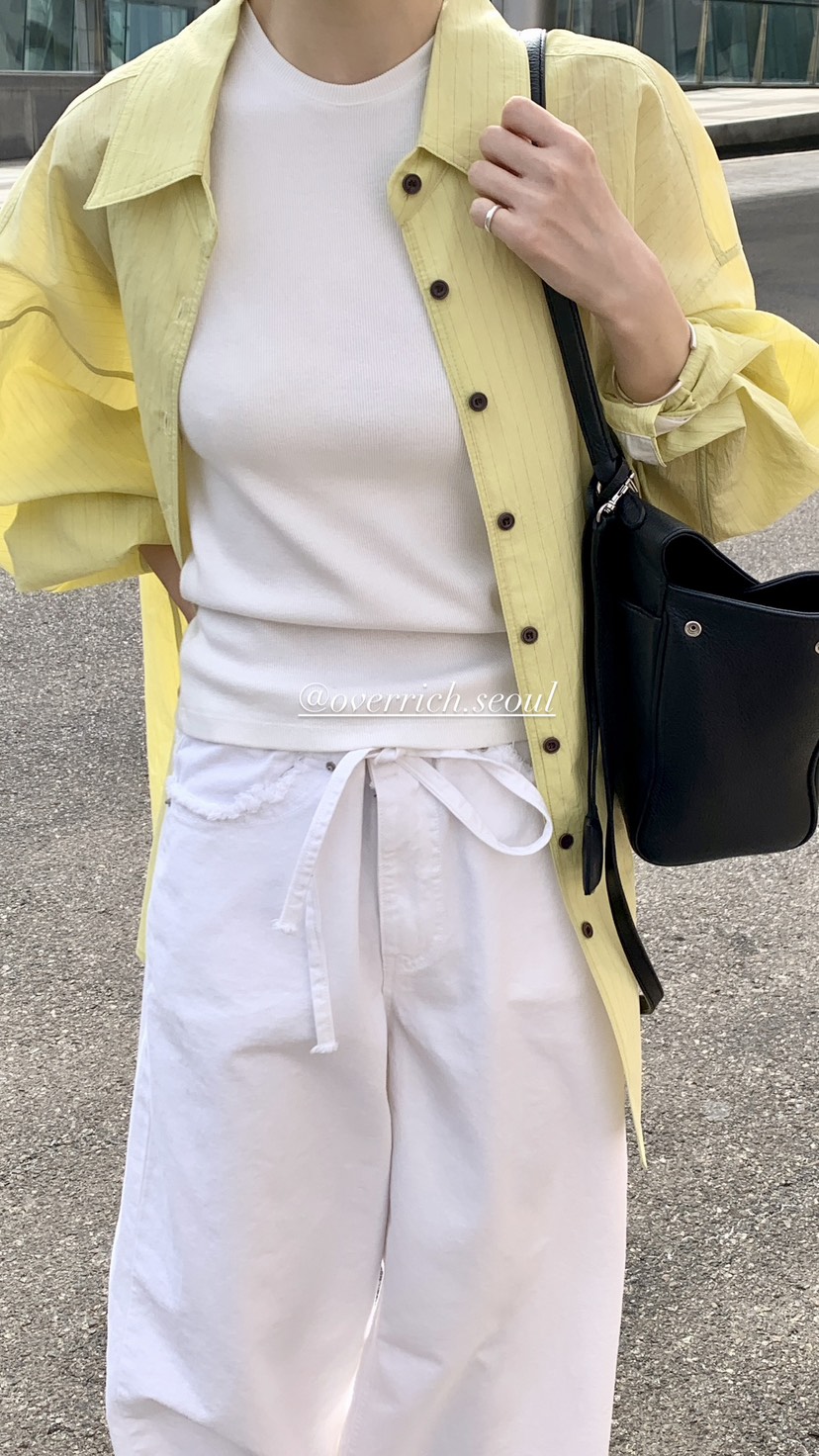 OVER RICH韓國直郵女士新品推薦26春夏休閑人氣襯衫蕾絲衫OVER RICH襯衫/蕾絲衫