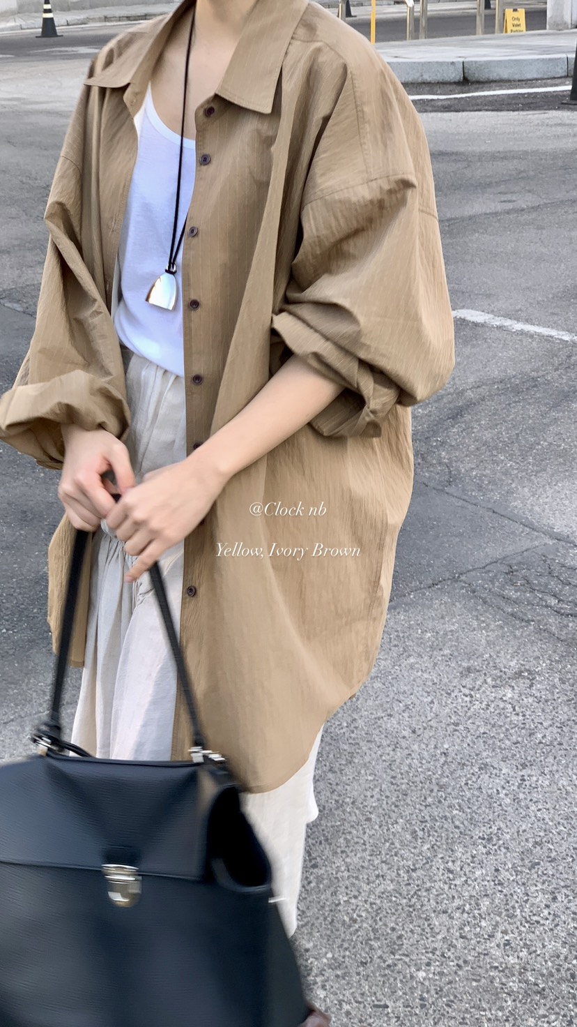 OVER RICH韓國直郵女士新品推薦26春夏休閑人氣襯衫蕾絲衫OVER RICH襯衫/蕾絲衫