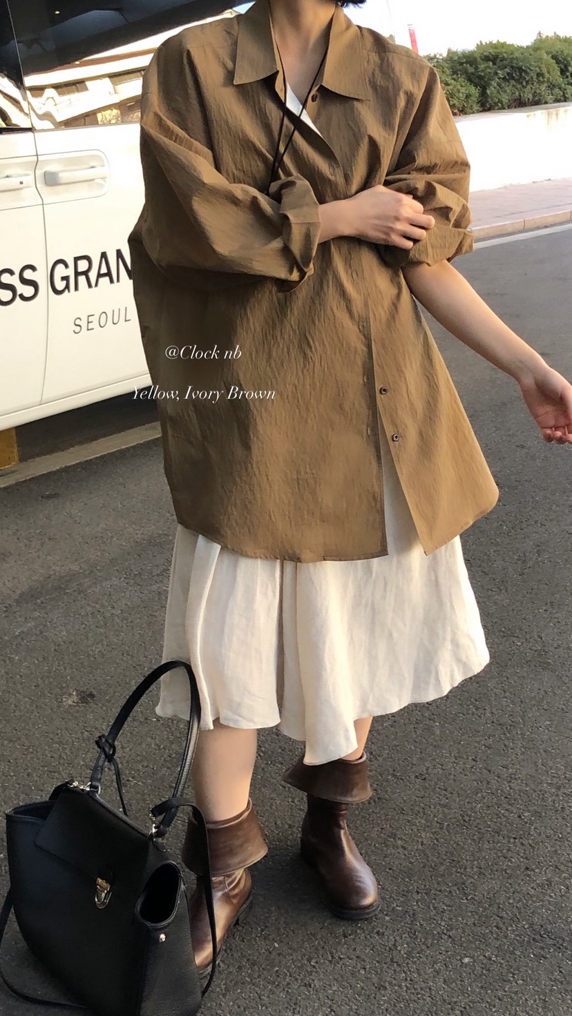 OVER RICH韓國直郵女士新品推薦26春夏休閑人氣襯衫蕾絲衫OVER RICH襯衫/蕾絲衫