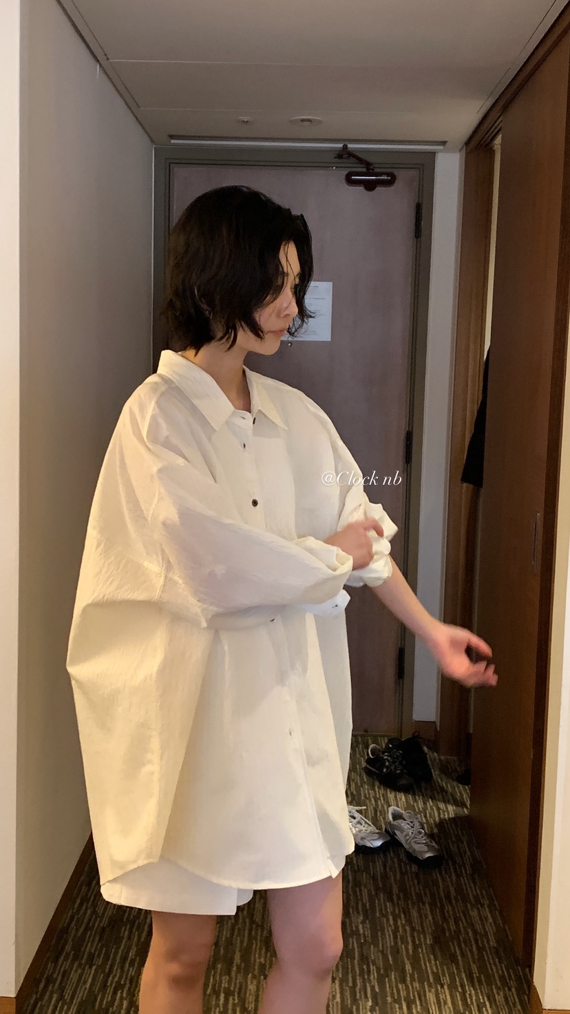 OVER RICH韓國直郵女士新品推薦26春夏休閑人氣襯衫蕾絲衫OVER RICH襯衫/蕾絲衫