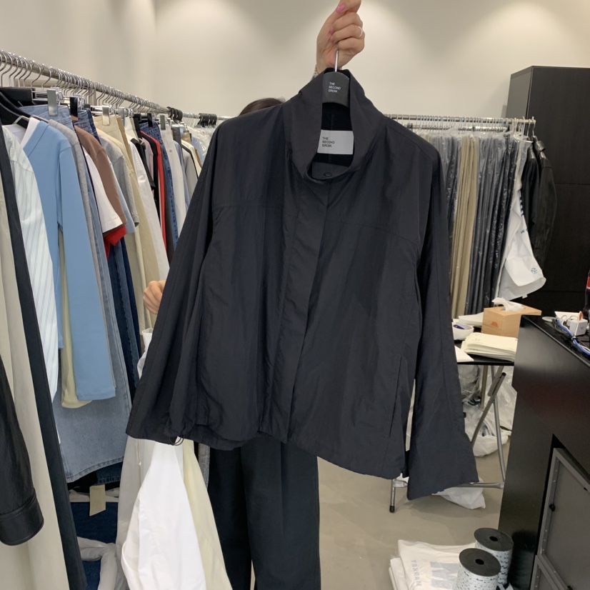 THE SECOND GROW韓國東大門代購女士新款時尚熱賣夾克高領THE SECOND GROW夾克圖色3