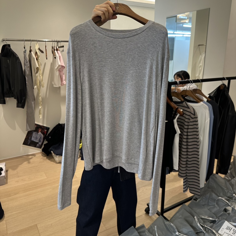 AGO韓國東大門代購女裝新款休閑推薦時尚26春夏職業長袖T恤AGO長袖T恤圖色5