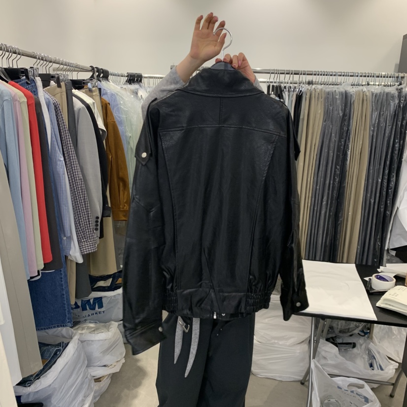 THE SECOND GROW韓國東大門代購女裝新品熱賣26春夏皮衣THE SECOND GROW皮衣