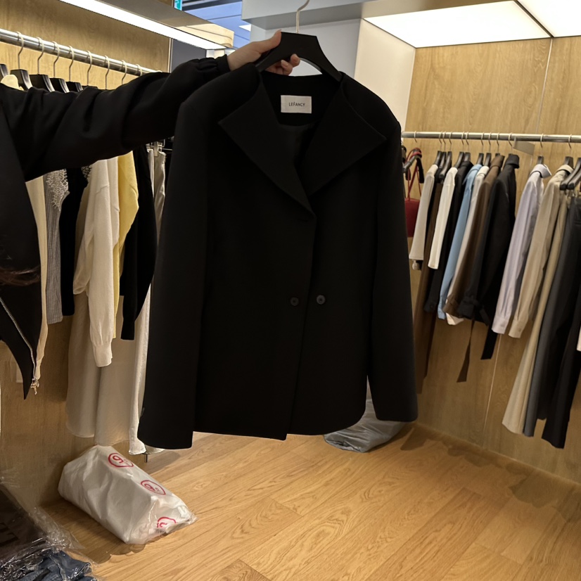 LEFANCY韓國代購女士新品推薦人氣時尚26春夏熱賣夾克披肩LEFANCY夾克圖色2