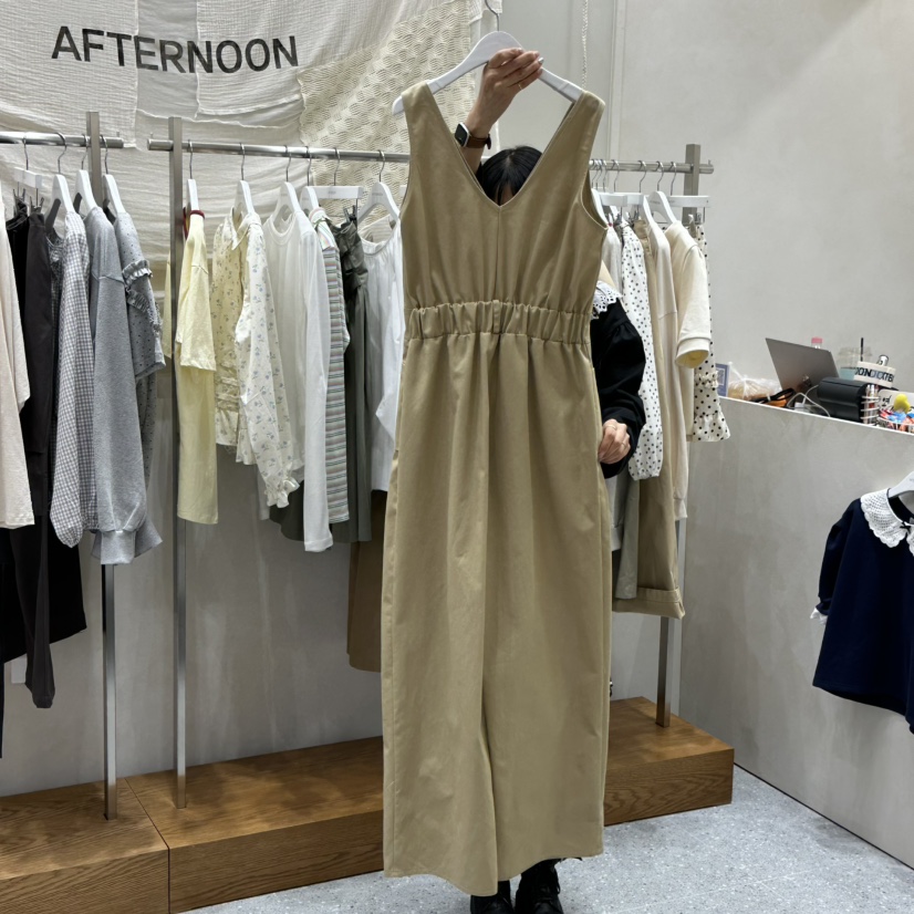 AFTERNOON韓國直郵女士新品人氣休閑熱賣職業時尚26春夏連體褲AFTERNOON連體褲