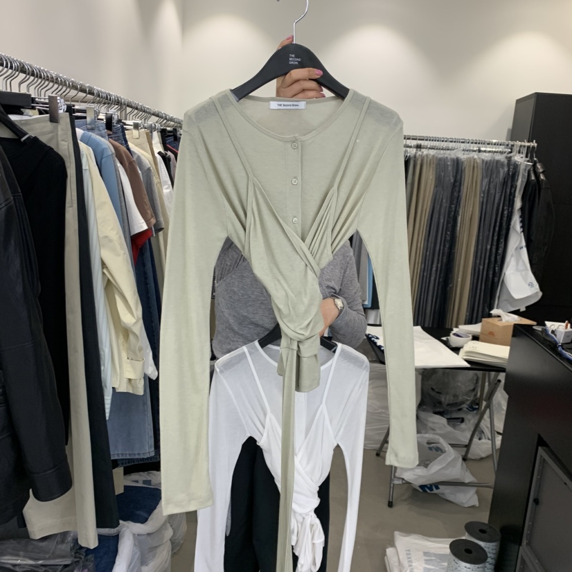 THE SECOND GROW韓國東大門直郵女裝新品時尚套裝套裝開衫THE SECOND GROW套裝圖色2