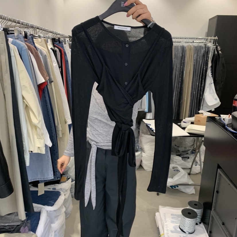 THE SECOND GROW韓國東大門直郵女裝新品時尚套裝套裝開衫THE SECOND GROW套裝圖色3