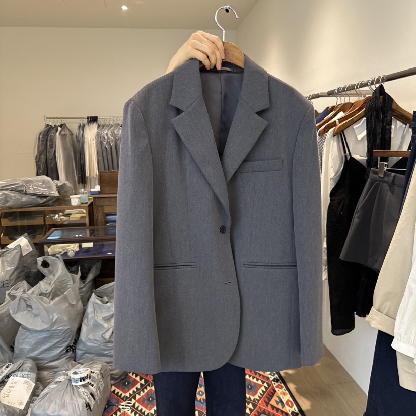 AGO韓國直郵實拍女士新款26春夏時尚推薦職業人氣夾克羊毛AGO夾克圖色1