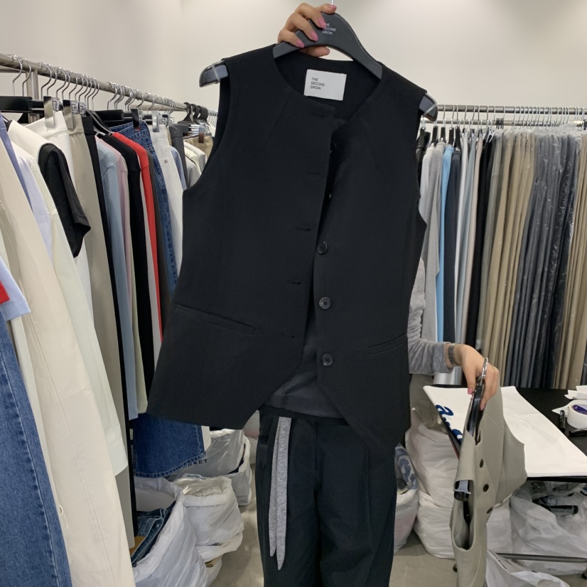 THE SECOND GROW韓國直郵女裝新款人氣時尚馬甲不含內搭THE SECOND GROW馬甲圖色3