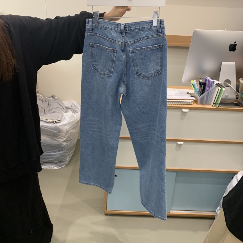 ARE韓國代購女裝新品休閑26春夏人氣熱賣時尚職業牛仔褲復古ARE YOU/ARE牛仔褲