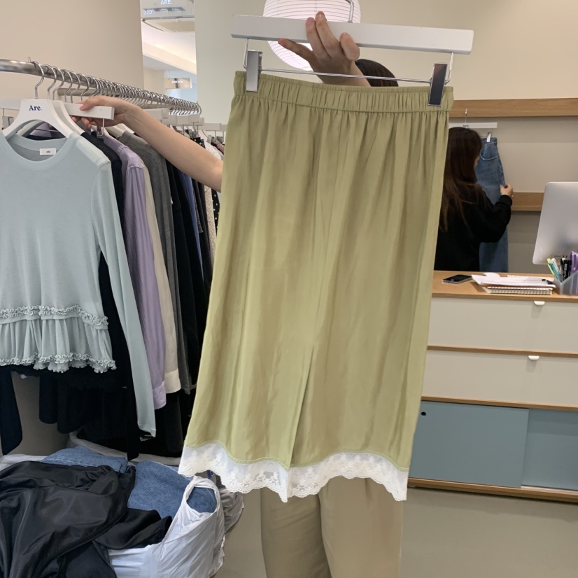 ARE韓國東大門代購女裝新款推薦熱賣休閑半身裙中短裙刺繡ARE YOU/ARE半身裙/中短裙