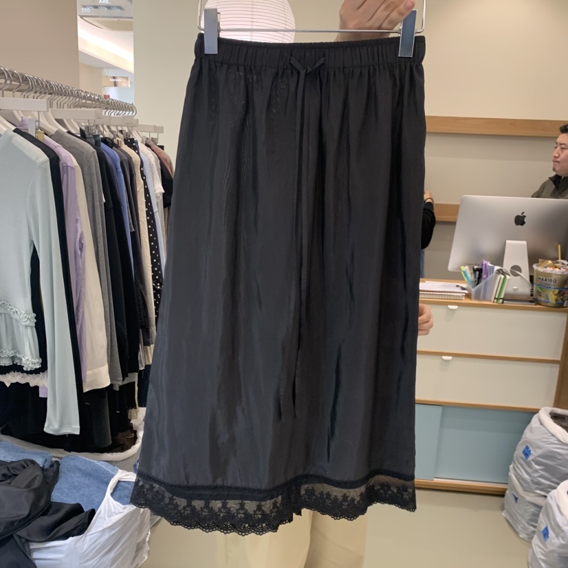 ARE韓國東大門代購女裝新款推薦熱賣休閑半身裙中短裙刺繡ARE YOU/ARE半身裙/中短裙圖色2