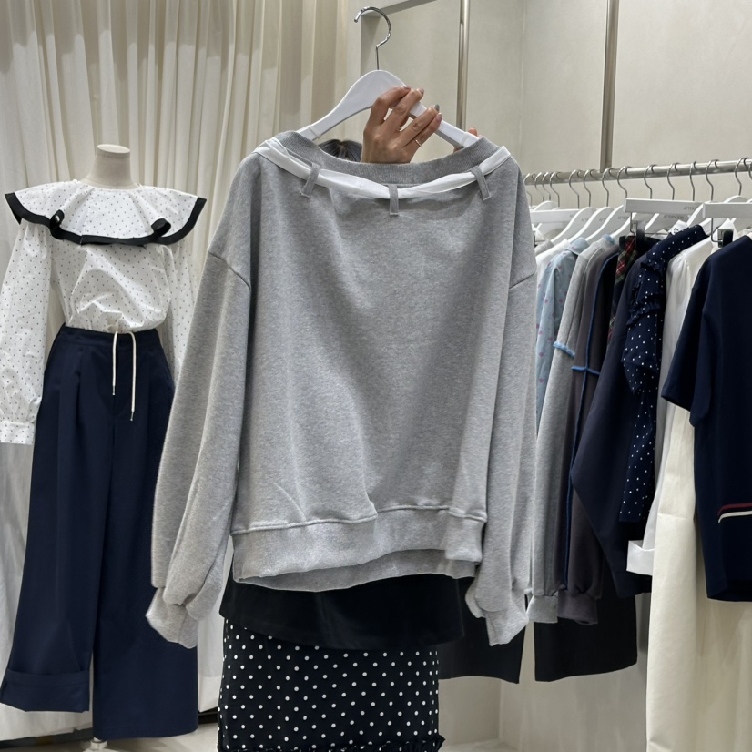 AFTERNOON韓國直郵女士新款休閑時尚職業推薦熱賣26春夏衛衣AFTERNOON衛衣