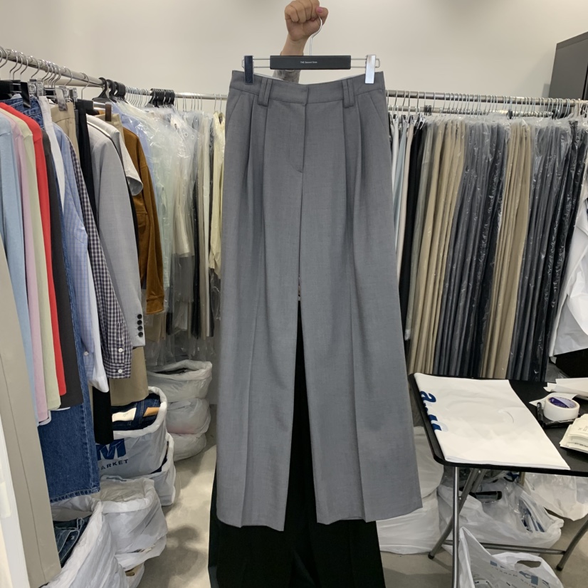 THE SECOND GROW韓國東大門代購女士新品職業休閑褲腰帶THE SECOND GROW休閑褲圖色2