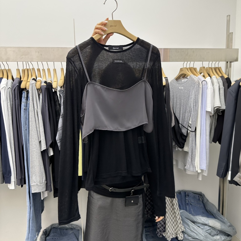 SPECIAL韓國東大門直郵女裝新品26春夏推薦熱賣時尚人氣套裝SPECIAL套裝圖色2