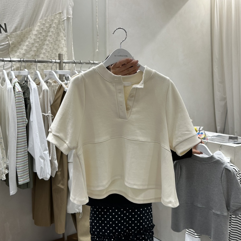 AFTERNOON韓國東大門直郵女裝新款職業時尚推薦人氣熱賣T恤AFTERNOONT恤圖色1