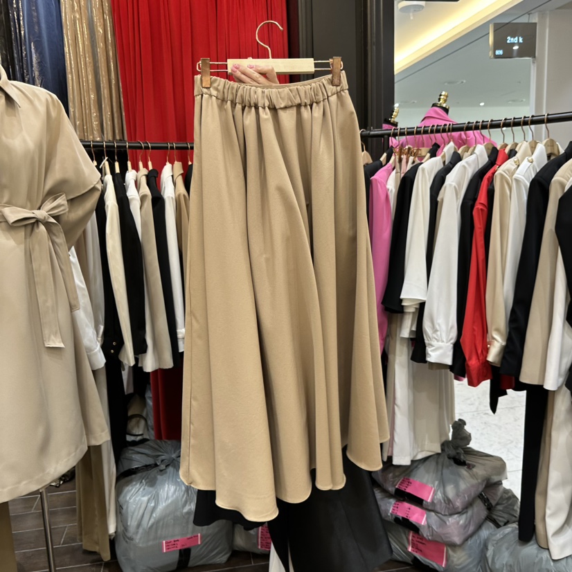 HERISH-HAUTE韓國直郵實拍女士新品26春夏人氣熱賣職業長裙HERISH-HAUTE長裙