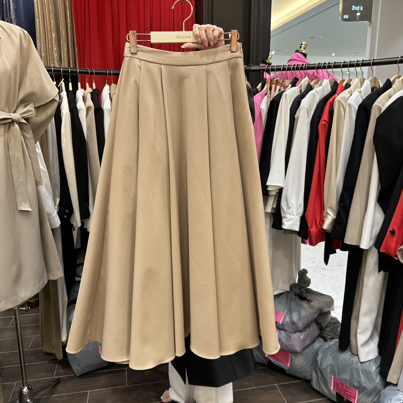 HERISH-HAUTE韓國直郵實拍女士新品26春夏人氣熱賣職業長裙HERISH-HAUTE長裙圖色2