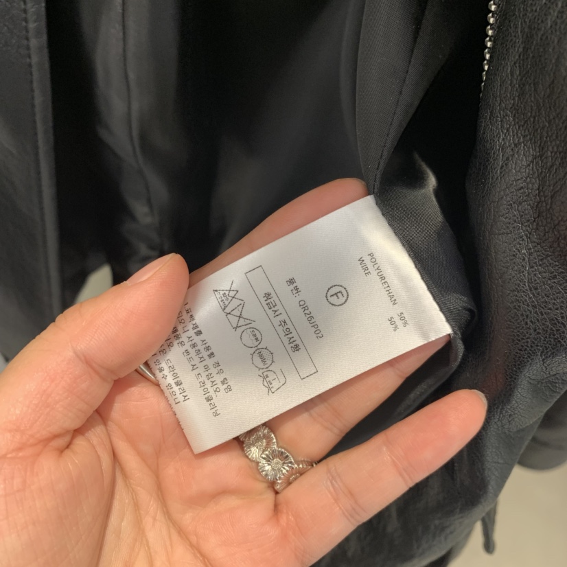 THE SECOND GROW韓國直郵女士新品時尚人氣休閑皮衣皮革THE SECOND GROW皮衣