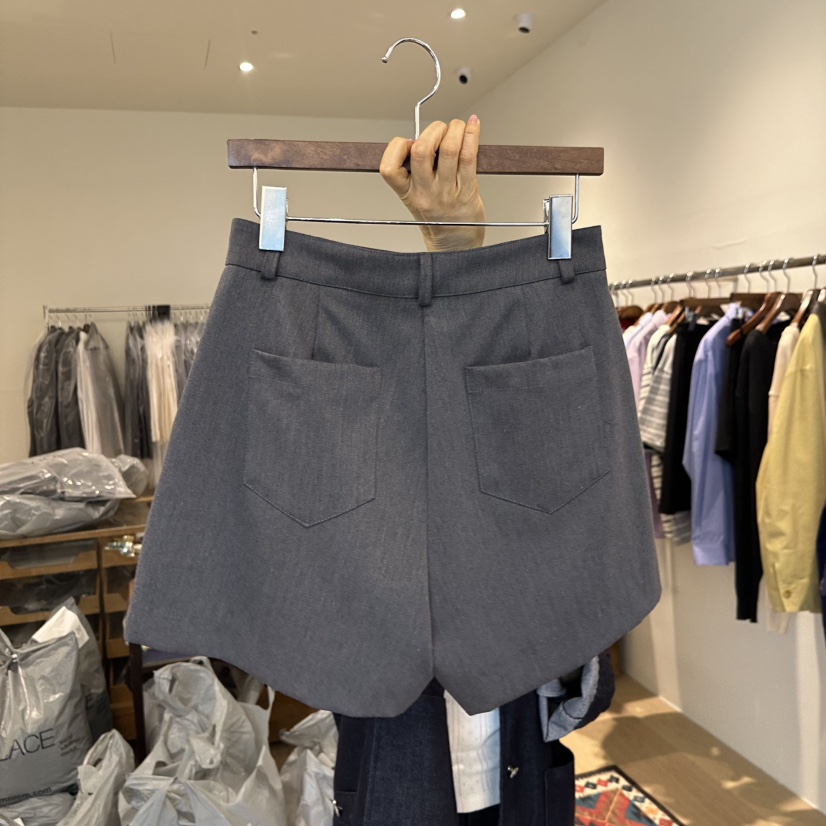 AGO韓國直郵女裝新款人氣時尚熱賣推薦休閑職業26春夏短褲羊毛AGO短褲