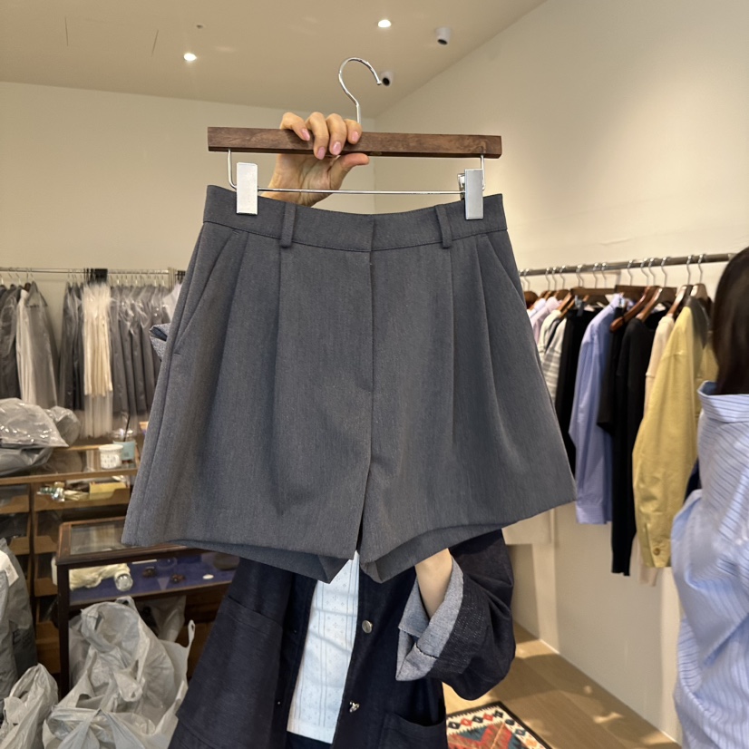 AGO韓國直郵女裝新款人氣時尚熱賣推薦休閑職業26春夏短褲羊毛AGO短褲圖色1