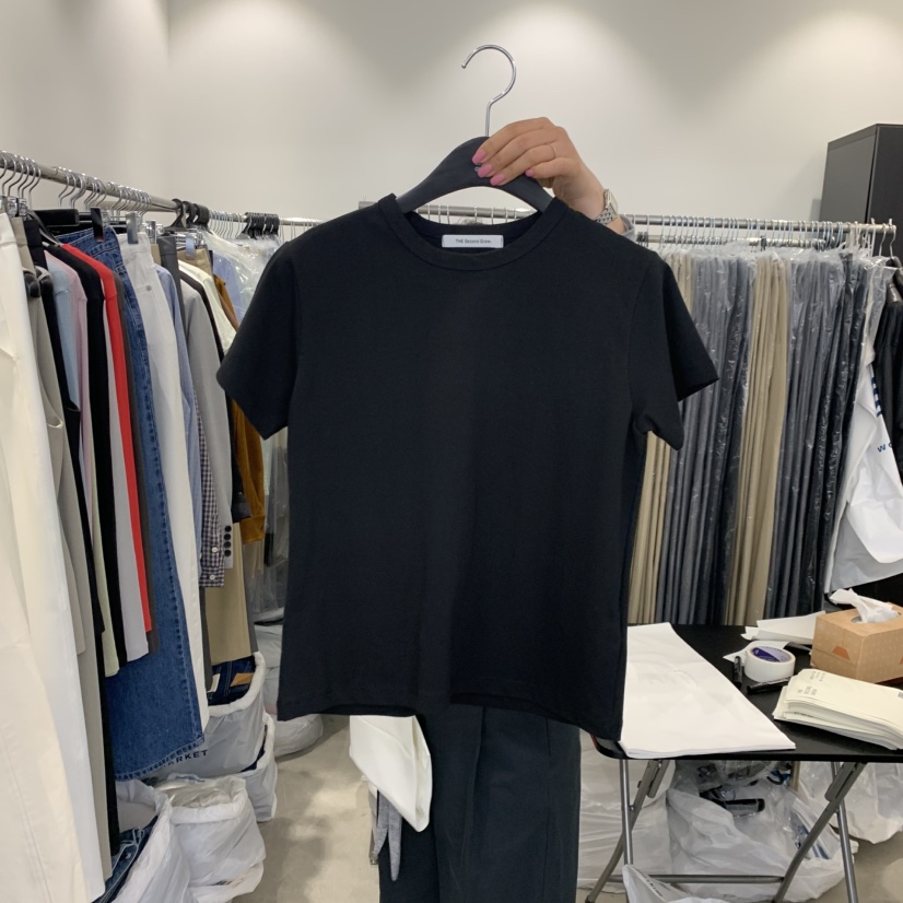 THE SECOND GROW韓國東大門代購女士新品時尚熱賣推薦T恤THE SECOND GROWT恤圖色1