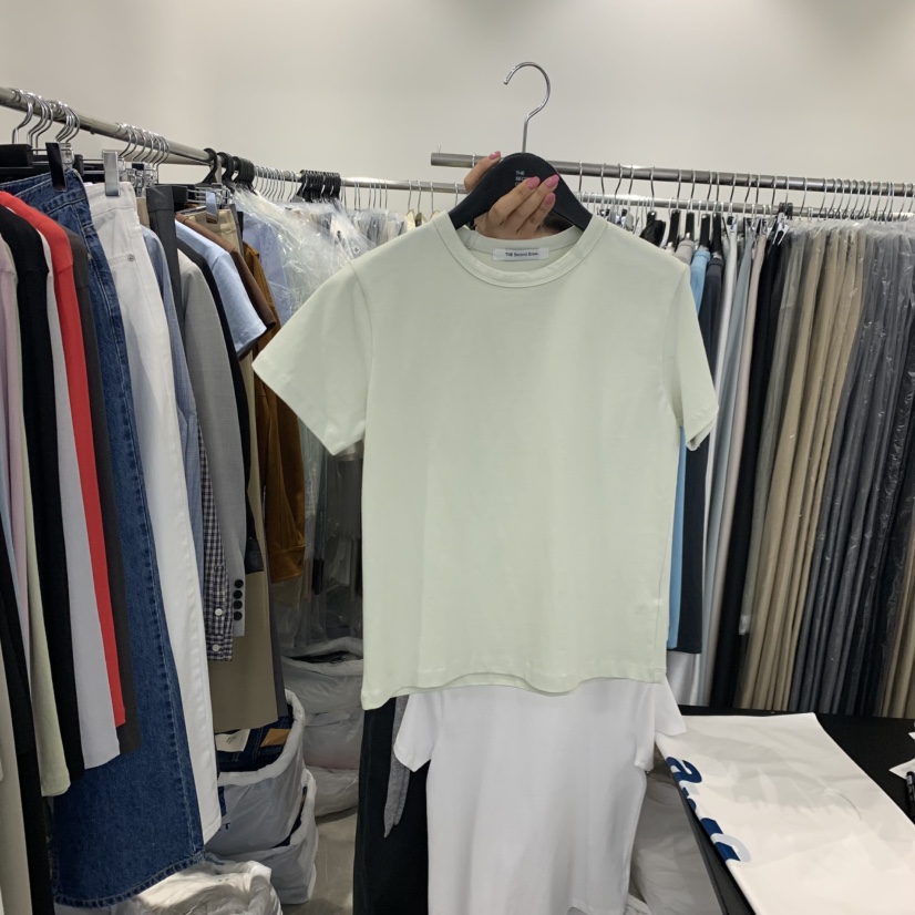 THE SECOND GROW韓國東大門代購女士新品時尚熱賣推薦T恤THE SECOND GROWT恤圖色3
