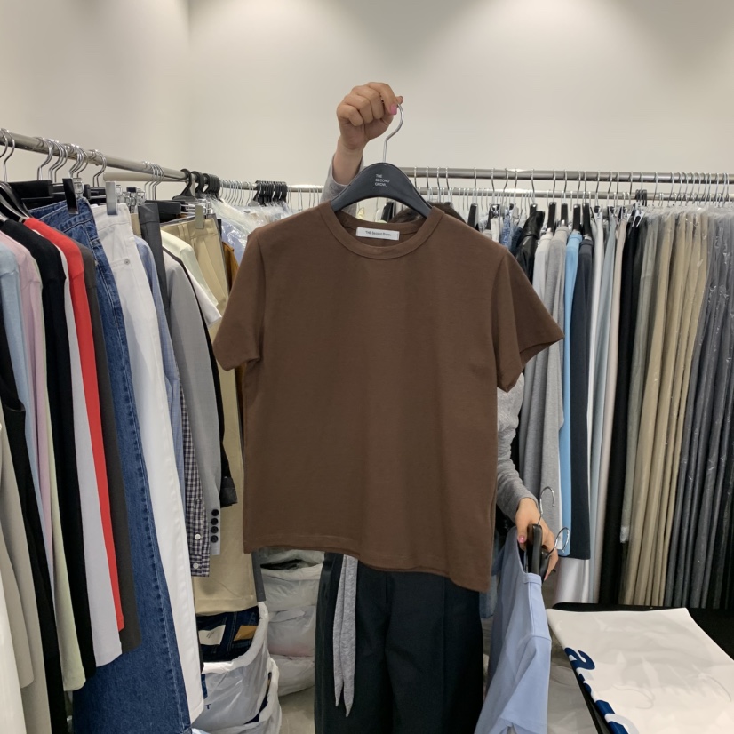 THE SECOND GROW韓國東大門代購女士新品時尚熱賣推薦T恤THE SECOND GROWT恤圖色6