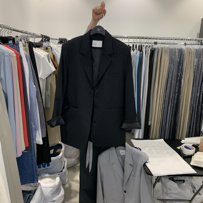 THE SECOND GROW韓國東大門代購女士新品職業熱賣夾克紐扣THE SECOND GROW夾克圖色2