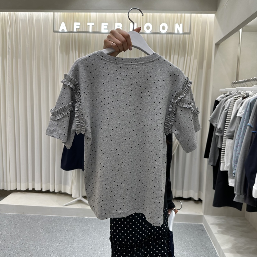 AFTERNOON韓國直郵實拍女士新款休閑熱賣人氣推薦職業T恤AFTERNOONT恤