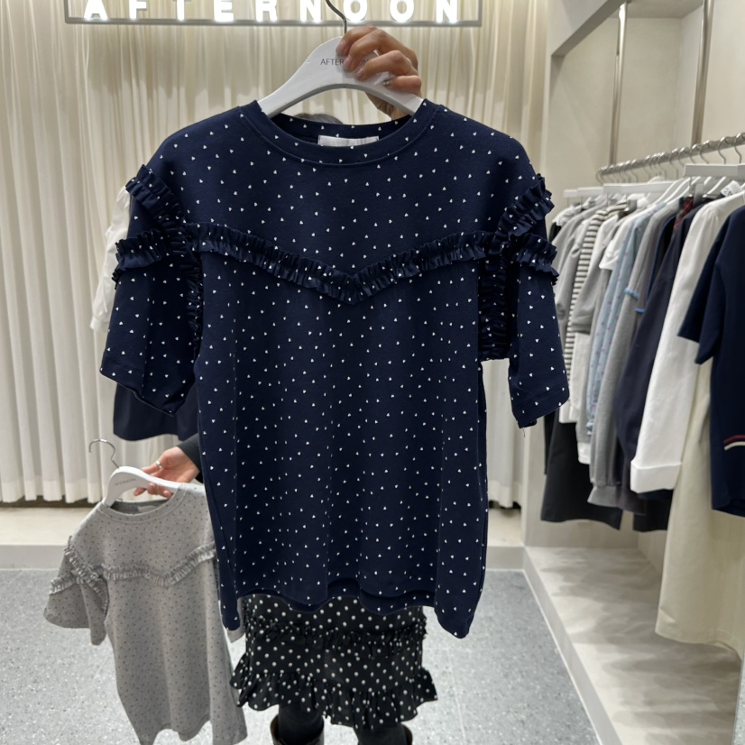 AFTERNOON韓國直郵實拍女士新款休閑熱賣人氣推薦職業T恤AFTERNOONT恤圖色2