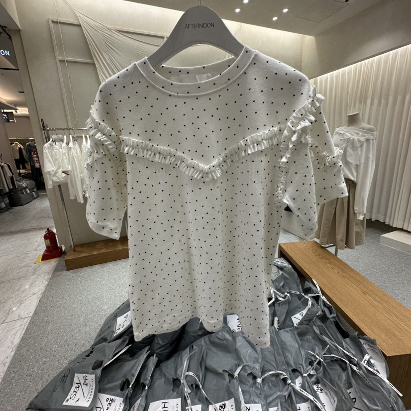 AFTERNOON韓國直郵實拍女士新款休閑熱賣人氣推薦職業T恤AFTERNOONT恤圖色3