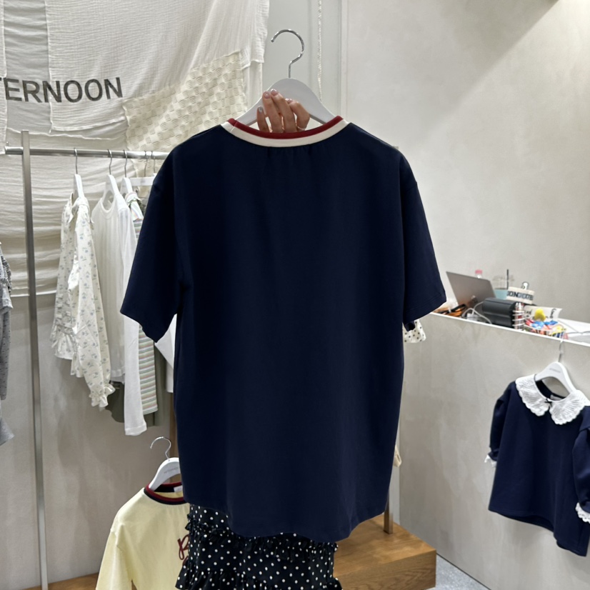 AFTERNOON韓國代購女裝新款推薦職業26春夏人氣熱賣時尚T恤AFTERNOONT恤