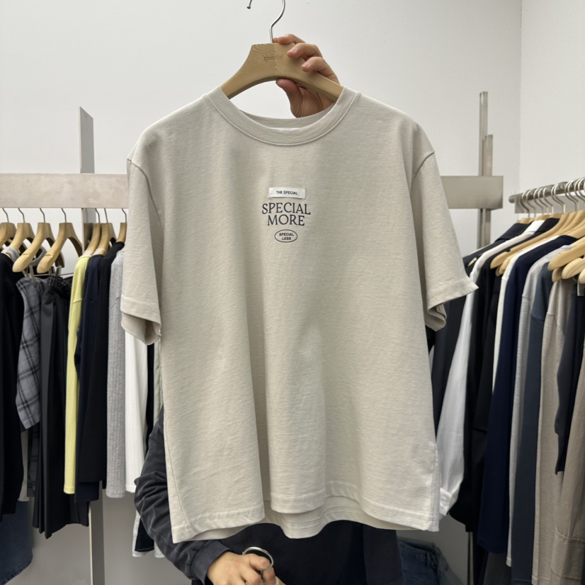 SPECIAL韓國東大門代購女裝新品休閑職業時尚26春夏人氣T恤SPECIALT恤圖色2