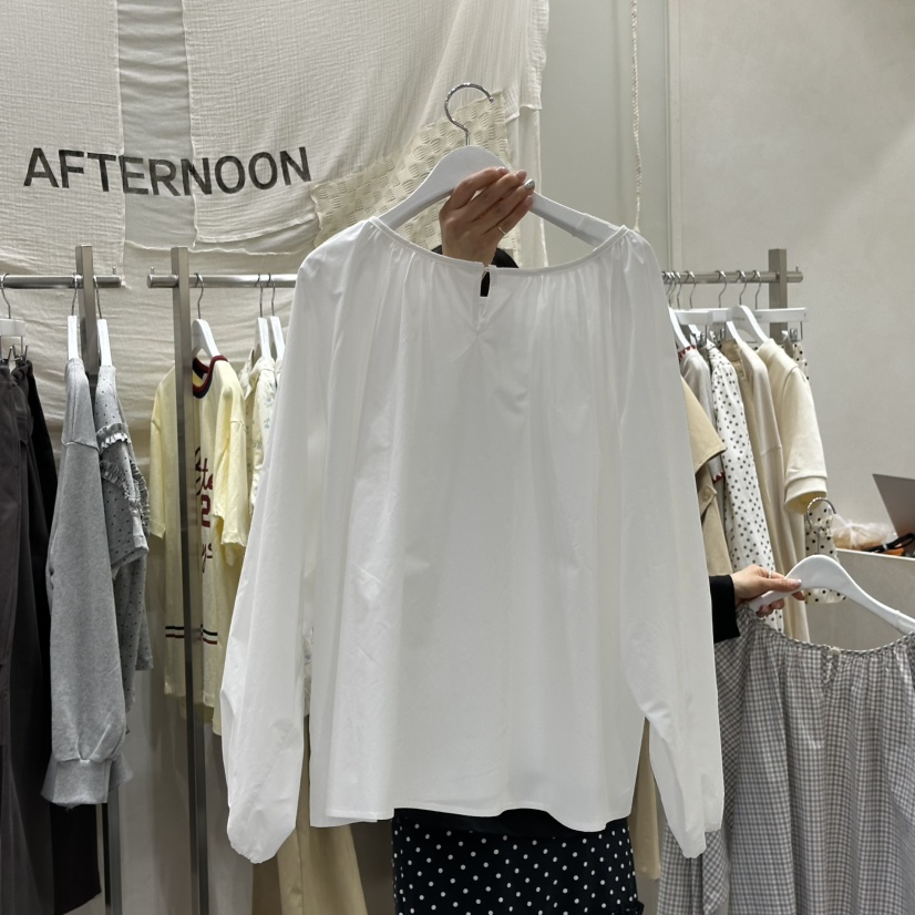 AFTERNOON韓國直郵實拍女裝新款熱賣休閑26春夏襯衫蕾絲衫AFTERNOON襯衫/蕾絲衫