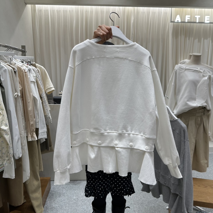 AFTERNOON韓國直郵女士新品職業推薦熱賣26春夏時尚休閑衛衣AFTERNOON衛衣