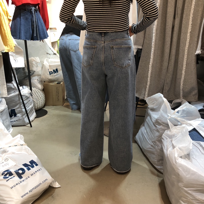 OZ韓國東大門直郵女士新款推薦人氣熱賣26春夏職業牛仔褲OZ.ounce牛仔褲