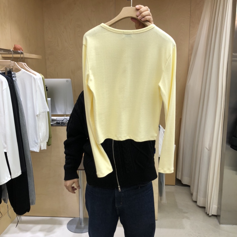 PLEASURE韓國東大門代購女士新品休閑職業26春夏人氣長袖T恤PLEASURE長袖T恤