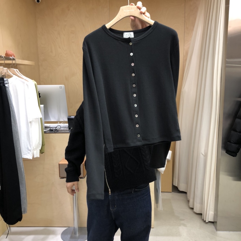 PLEASURE韓國東大門代購女士新品休閑職業26春夏人氣長袖T恤PLEASURE長袖T恤圖色3