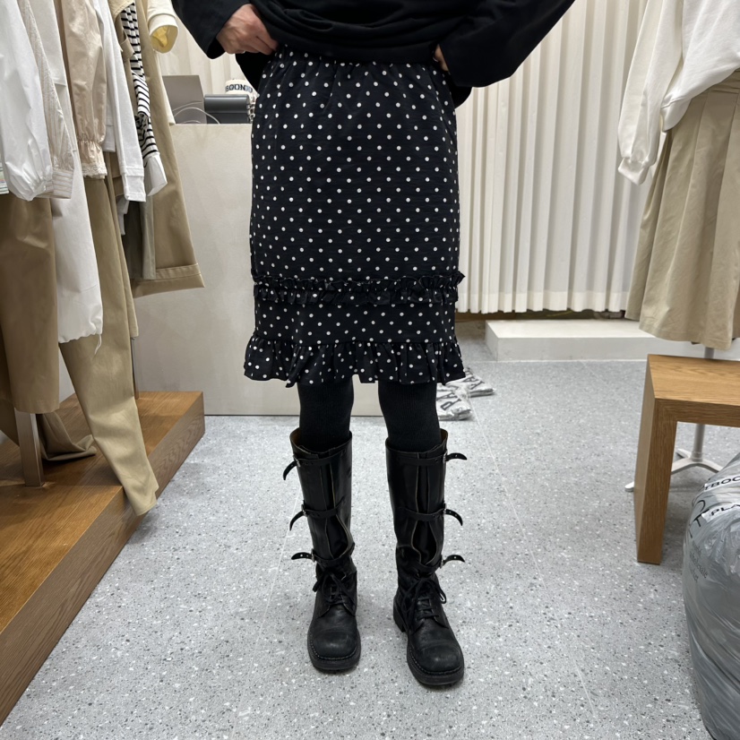 AFTERNOON韓國東大門代購女士新款26春夏時尚半身裙中短裙AFTERNOON半身裙/中短裙圖色3