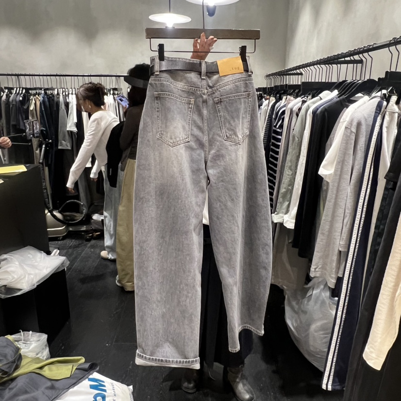 TUG韓國東大門代購女士新款推薦休閑人氣26春夏牛仔褲不含腰帶TUG牛仔褲