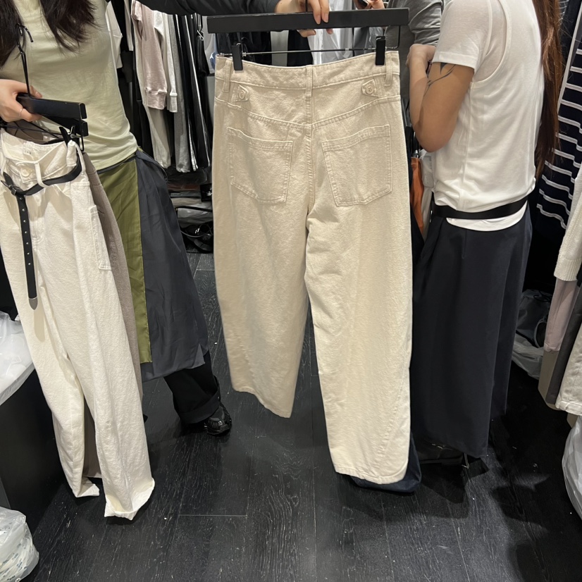 TUG韓國直郵女裝新款職業休閑26春夏推薦人氣熱賣休閑褲亞麻TUG休閑褲