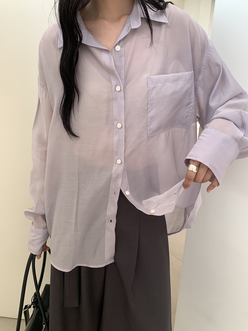 B_GARDER韓國直郵女士新品時尚熱賣休閑人氣26春夏襯衫蕾絲衫B.GARDER襯衫/蕾絲衫圖色1